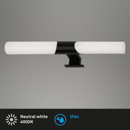 Briloner 3113-115 - LED Kúpeľňové osvetlenie zrkadla LED/12W/230V IP44 47 cm čierna