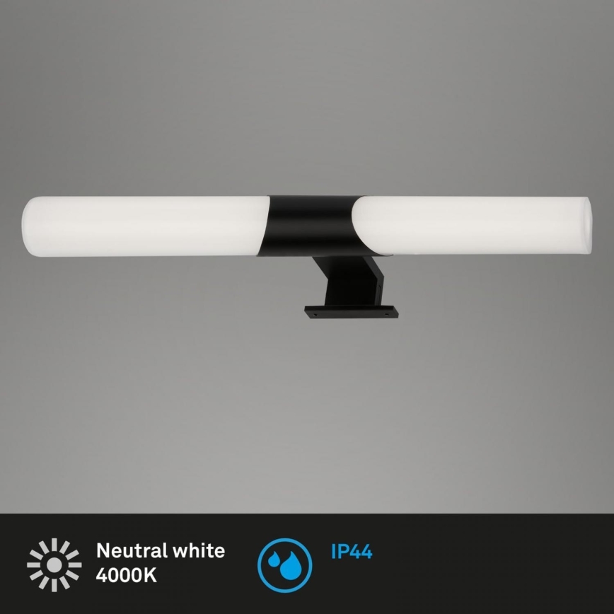 Briloner 3113-115 - LED Kúpeľňové osvetlenie zrkadla LED/12W/230V IP44 47 cm čierna