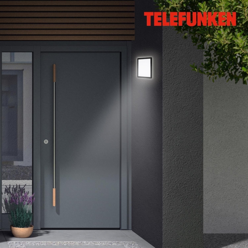 Briloner 313505TF - LED Vonkajšie nástenné svietidlo LED/15W/230V IP44 4000K čierna