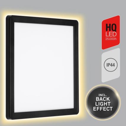 Briloner 313505TF - LED Vonkajšie nástenné svietidlo LED/15W/230V IP44 4000K čierna