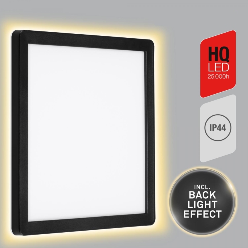 Briloner 313505TF - LED Vonkajšie nástenné svietidlo LED/15W/230V IP44 4000K čierna