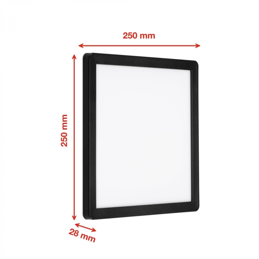 Briloner 313505TF - LED Vonkajšie nástenné svietidlo LED/15W/230V IP44 4000K čierna