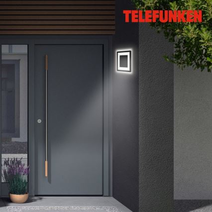 Briloner 315905TF - LED Vonkajšie nástenné svietidlo LED/15W/230V IP44 4000K čierna