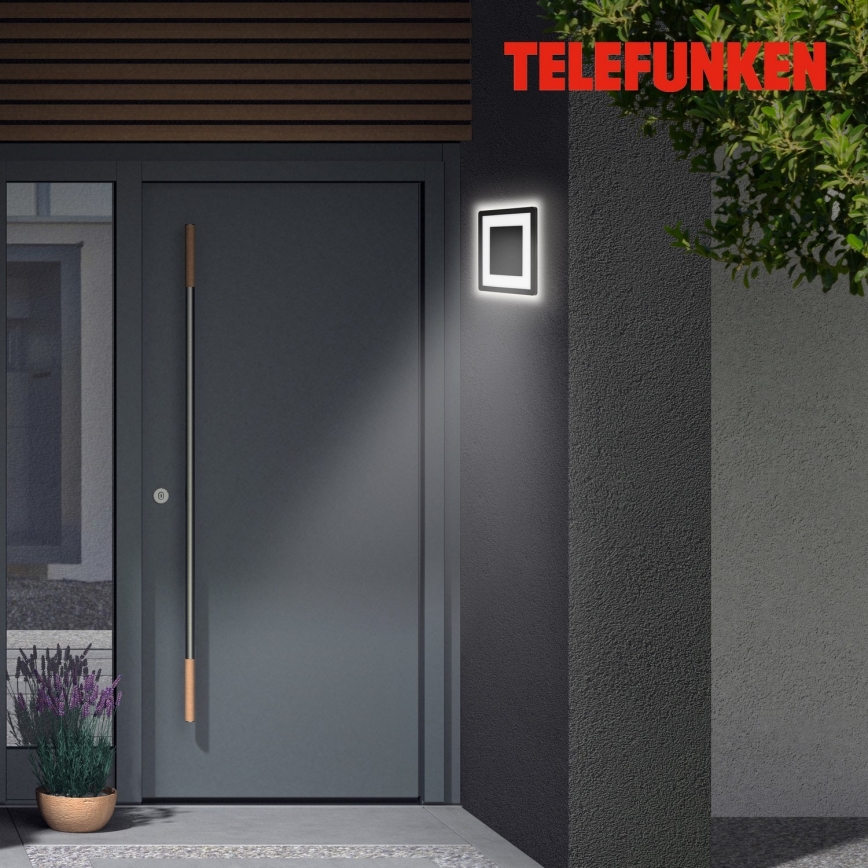 Briloner 315905TF - LED Vonkajšie nástenné svietidlo LED/15W/230V IP44 4000K čierna