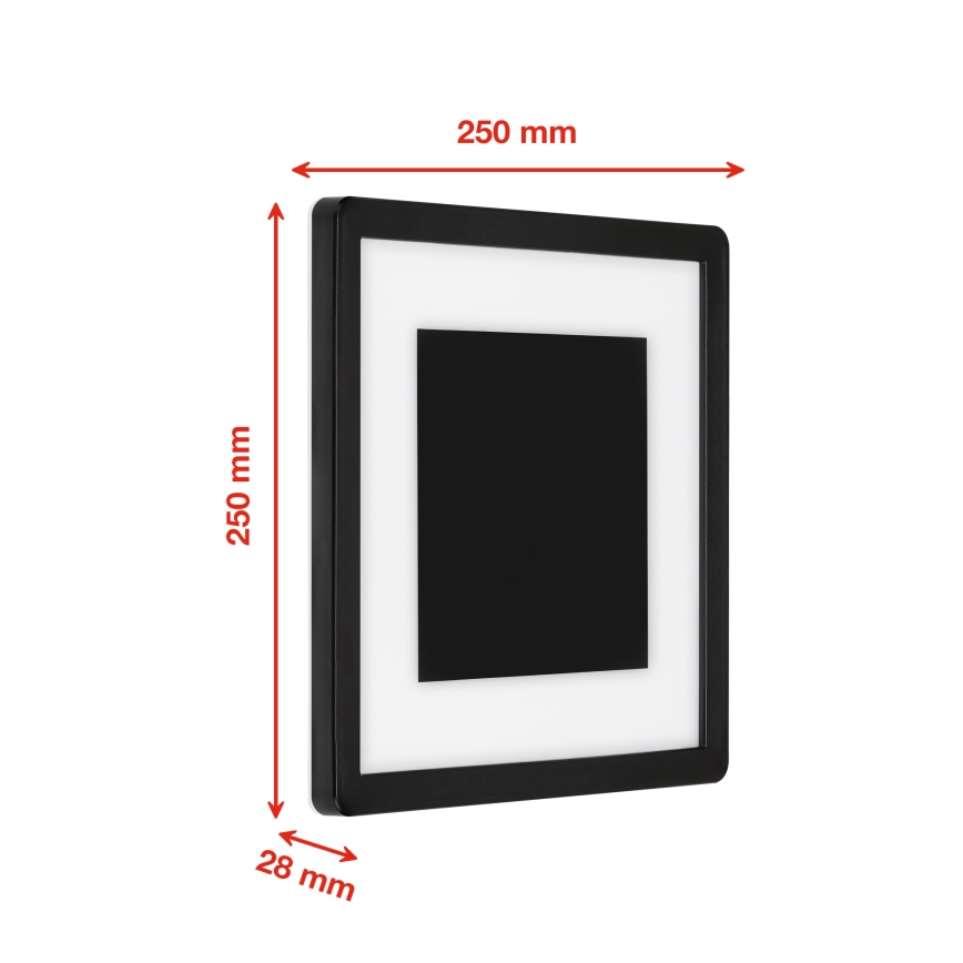 Briloner 315905TF - LED Vonkajšie nástenné svietidlo LED/15W/230V IP44 4000K čierna