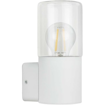 Briloner 320506TF - Vonkajšie nástenné svietidlo 1xE27/12W/230V IP44 biela