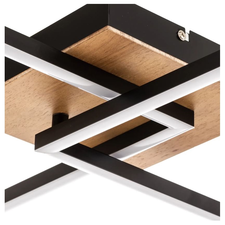 Briloner 3210-014 - LED Stmievateľné stropné svietidlo FRAME 2xLED/11W/230V hnedá