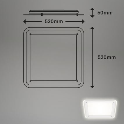 Briloner 3397-016 - LED Stropné svietidlo FREE LED/22W/230V