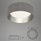 Briloner 3482014 - LED Stropné svietidlo MAILA STARRY LED/12W/230V šedá/strieborná