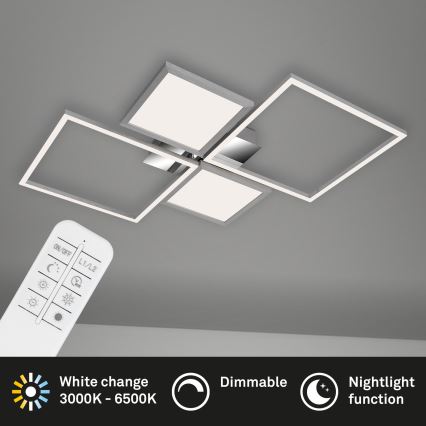 Briloner 3530-018 - LED Stmievateľný prisadený luster FRAME LED/40W/230V 3000-6500K + diaľkové ovládanie