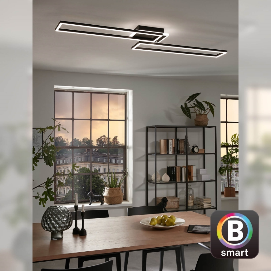 Briloner 3538-015 - LED Stmievateľný luster FRAME 2xLED/20W/230V 2700-6500K Wi-Fi Tuya + diaľkové ovládanie