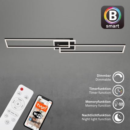 Briloner 3538-015 - LED Stmievateľný luster FRAME 2xLED/20W/230V 2700-6500K Wi-Fi Tuya + diaľkové ovládanie