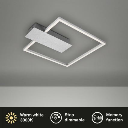 Briloner 3544-018 - LED Stmievateľné stropné svietidlo NICO LED/12W/230V matný chróm