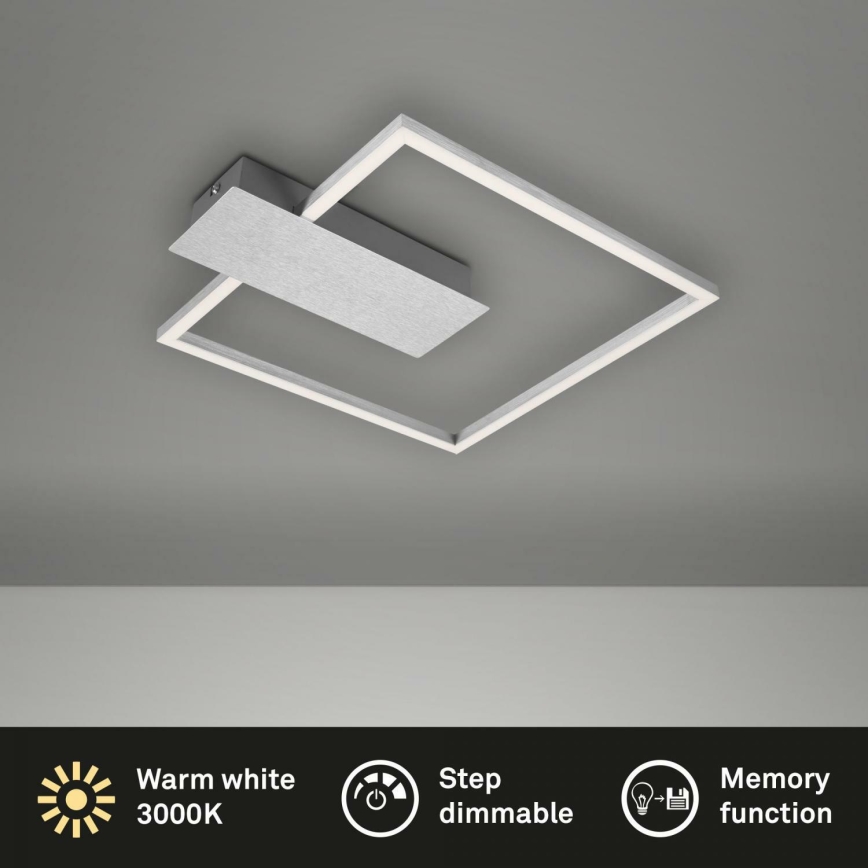 Briloner 3544-018 - LED Stmievateľné stropné svietidlo NICO LED/12W/230V matný chróm