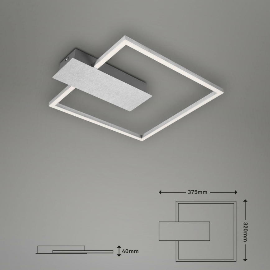 Briloner 3544-018 - LED Stmievateľné stropné svietidlo NICO LED/12W/230V matný chróm