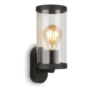Briloner 3600-015 - Vonkajšie nástenné svietidlo KAIRO 1xE27/12W/230V IP44 čierna