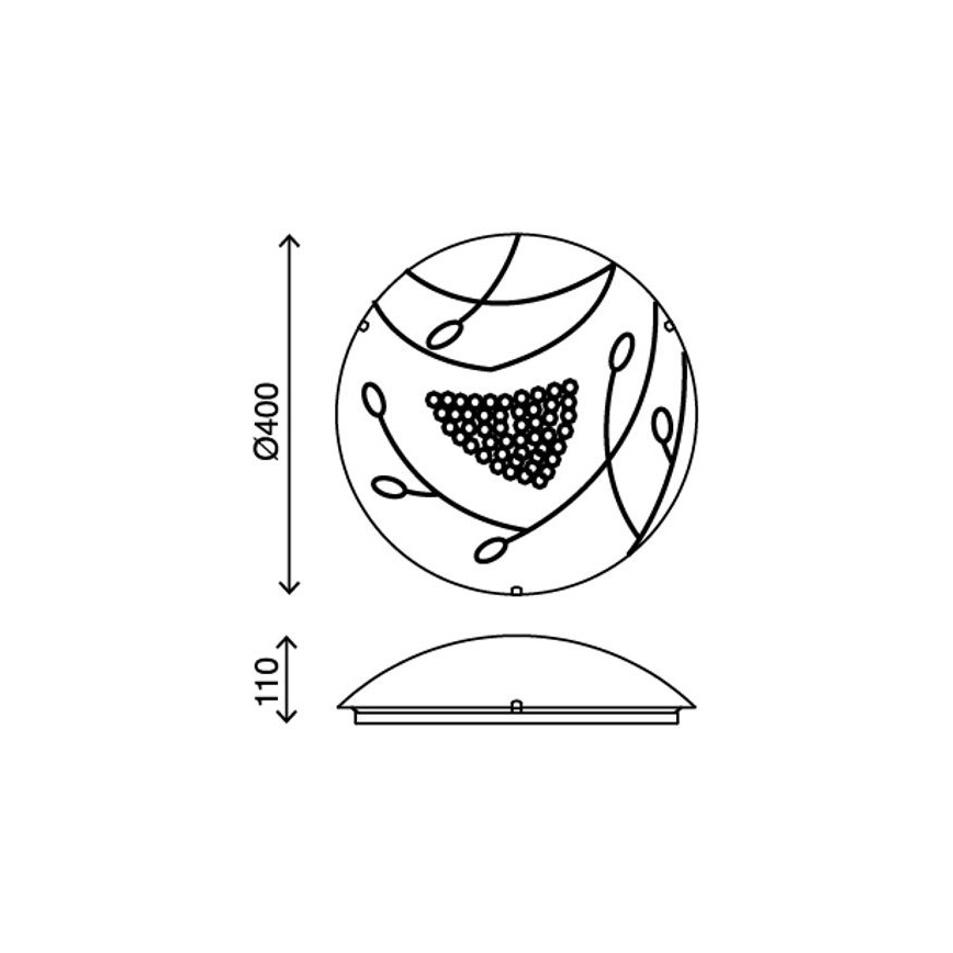 Briloner 3625-016 - LED Stropné svietidlo AGILED LED/22W