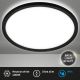Briloner 3642-415 - LED Kúpeľňové stropné svietidlo SLIM LED/19W/230V pr. 29 cm IP44 čierna