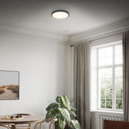 Briloner 3700-015 - LED Stropné svietidlo RUNA LED/16W/230V 3000K pr. 28 cm čierna