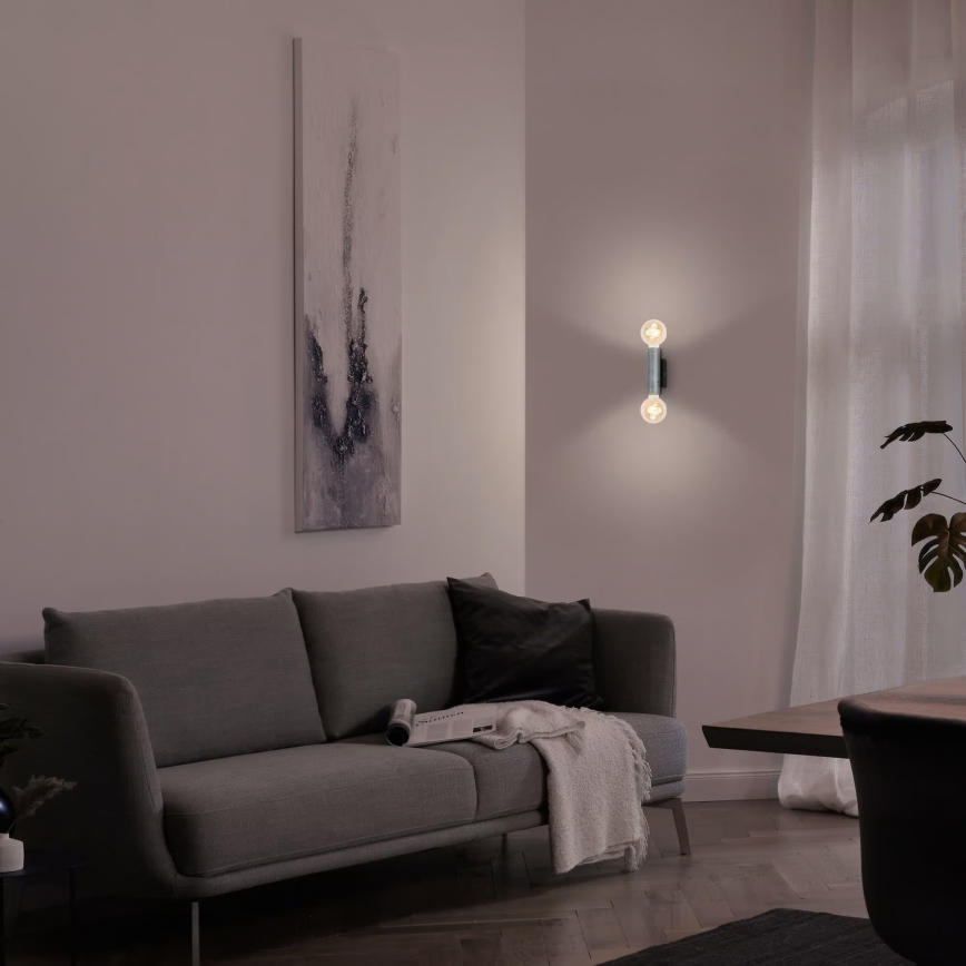 Briloner 3710-024 - Nástenné svietidlo RETRO 2xE27/10W/230V