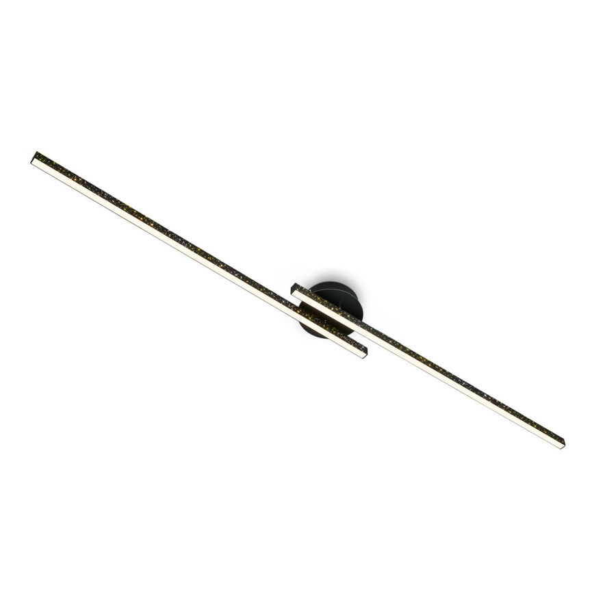 Briloner 3717-025 - LED Prisadený luster REY 2xLED/12W/230V čierna