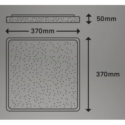 Briloner 3749-414 - LED Stropné svietidlo LINO LED/24W/230V matný chróm