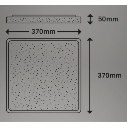 Briloner 3749-414 - LED Stropné svietidlo LINO LED/24W/230V matný chróm