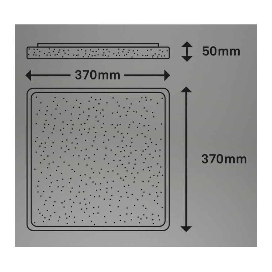 Briloner 3749-414 - LED Stropné svietidlo LINO LED/24W/230V matný chróm