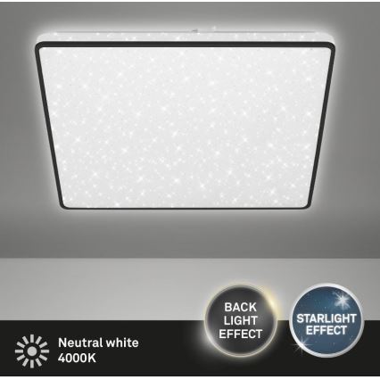 Briloner 3749-415 - LED Stropné svietidlo LINO LED/24W/230V čierna