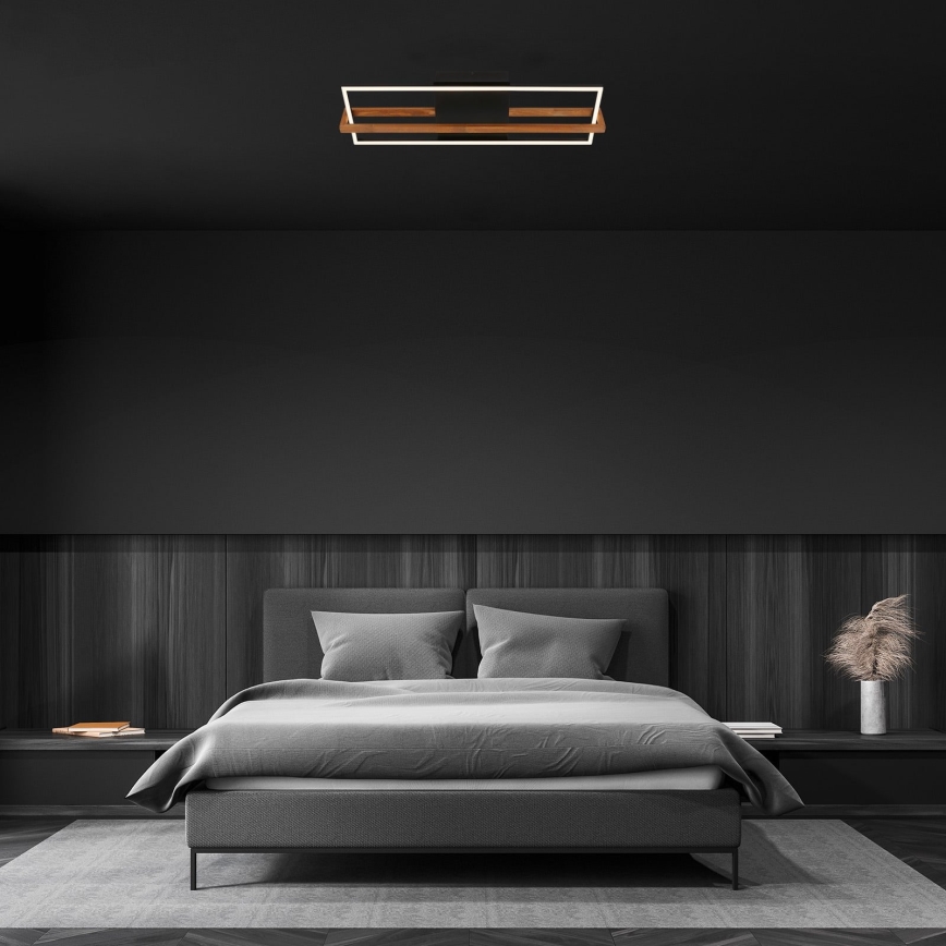 Briloner 3777-015 - LED stropné svietidlo FRAME LED/21W/230V 3000K čierne