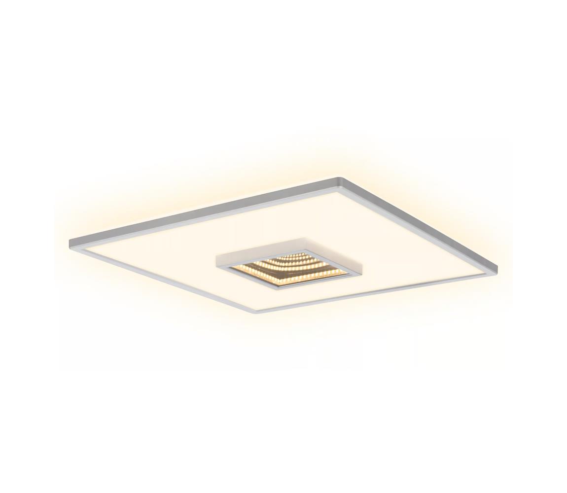 Briloner 3848014 - LED stropné svietidlo TORO LED/18W/230V 42x42 cm matný chróm 3848014