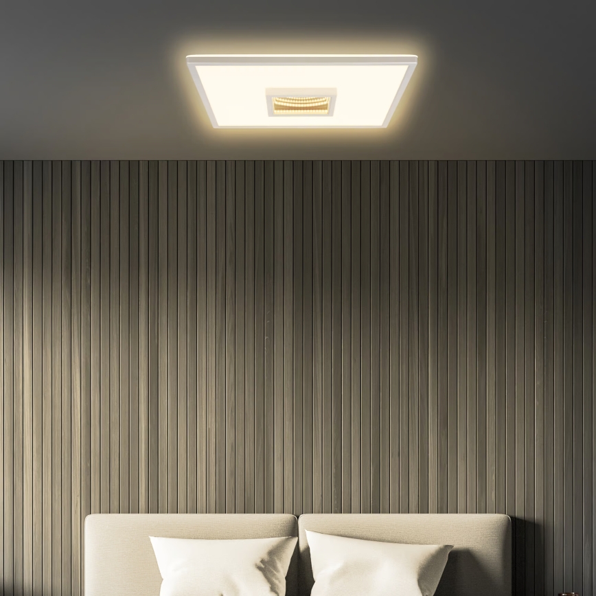 Briloner 3848014 - LED stropné svietidlo TORO LED/18W/230V 42x42 cm matný chróm