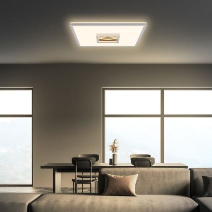 Briloner 3848014 - LED stropné svietidlo TORO LED/18W/230V 42x42 cm matný chróm