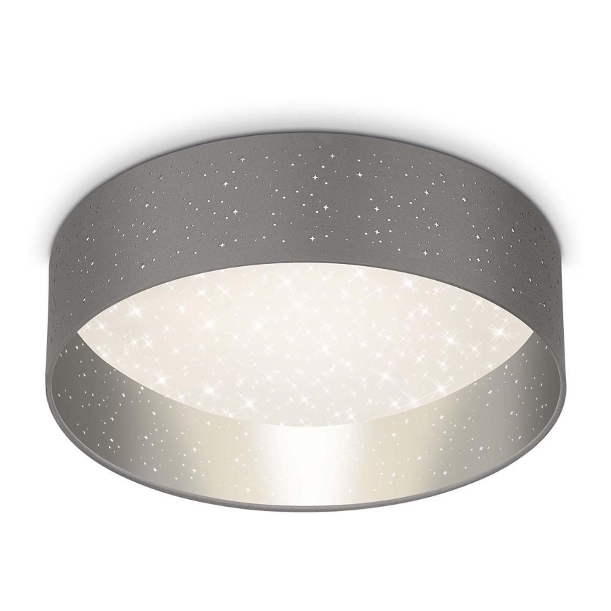 Briloner 3882-014 - LED Stropné svietidlo MAILA STARRY LED/18W/230V šedá/strieborná