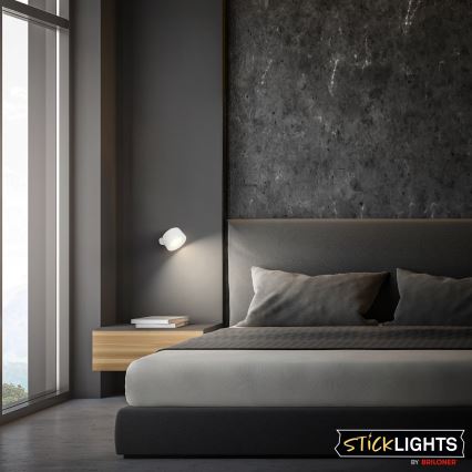 Briloner 3896016 - LED stmievateľné nabíjacie nástenné svietidlo TARI LED/1,6W/5V 1500 mAh biela