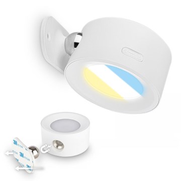 Briloner 3896016 - LED Stmievateľné nabíjacie nástenné svietidlo TARI LED/1,6W/5V 1500 mAh biela