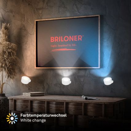 Briloner 3896016 - LED Stmievateľné nabíjacie nástenné svietidlo TARI LED/1,6W/5V 1500 mAh biela