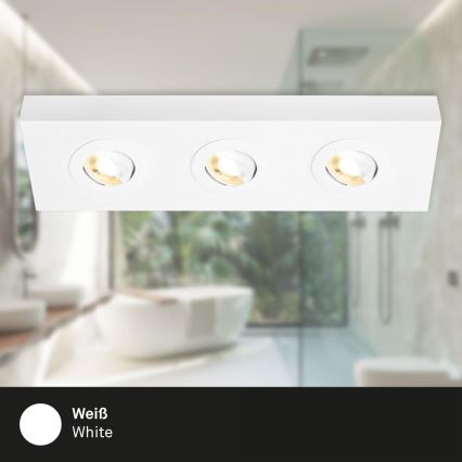 Briloner 3996036 - LED Bodové svietidlo CTS 3xLED/4W/230V 2700/4000K biela