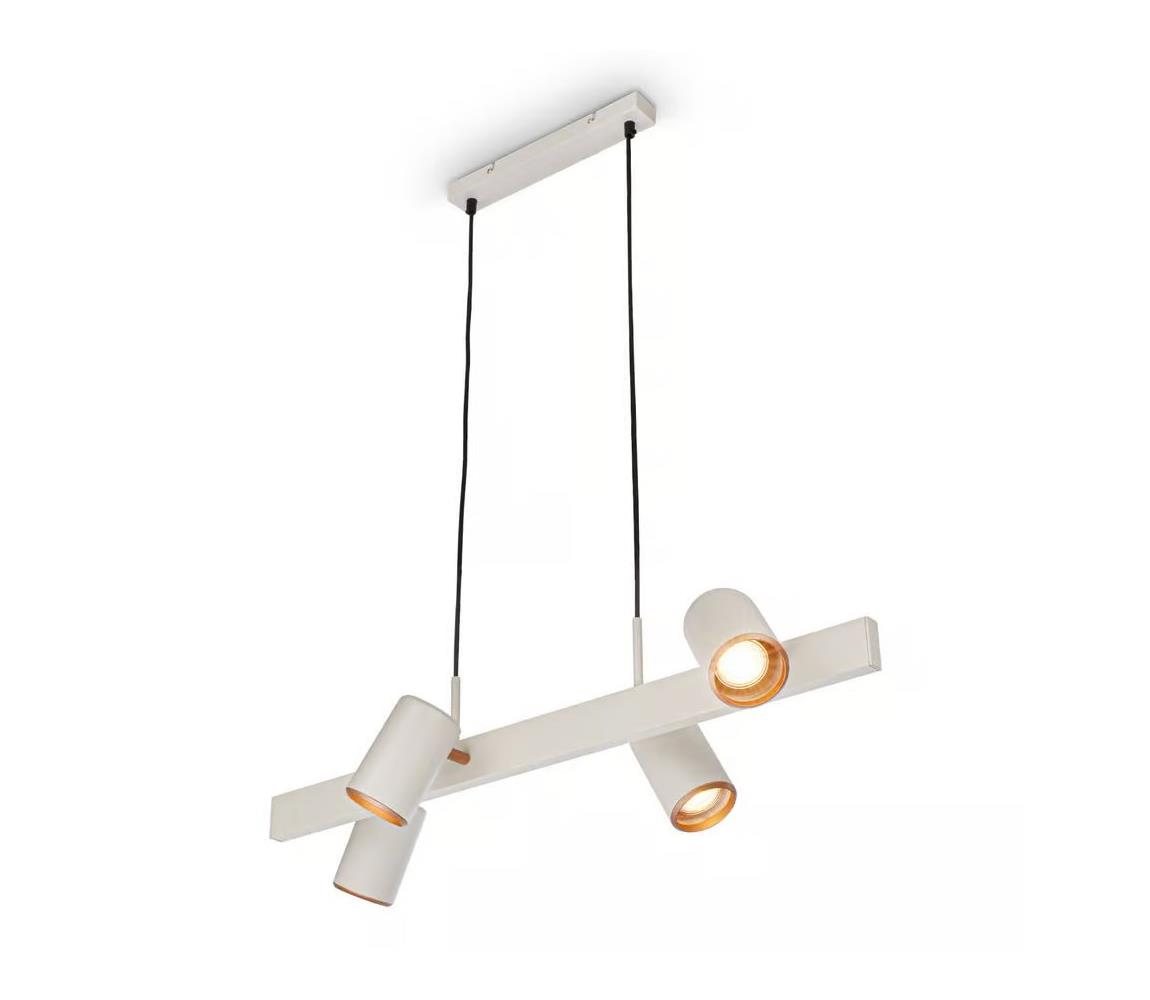 Briloner 4058044 - Luster na lanku ERA 4xGU10/10W/230V krémový 4058044