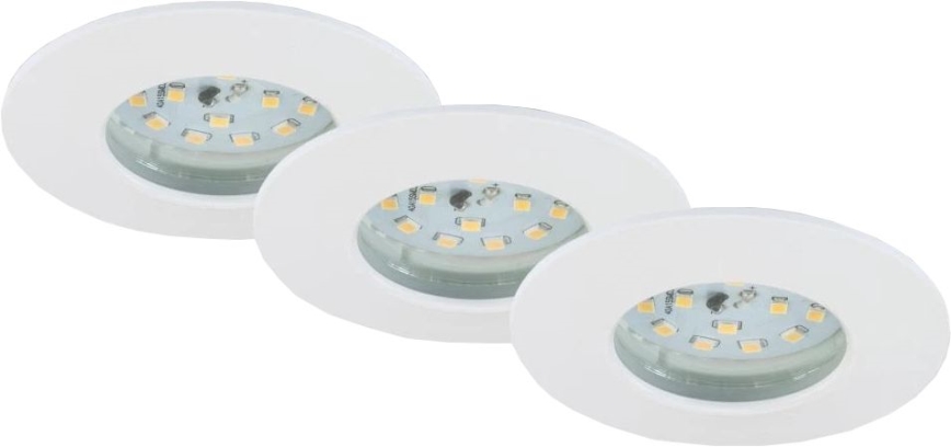 Briloner 6994-036 - Sada 3x LED zapustených kúpeľňových svietidiel LED/5W/230V IP44
