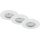 Briloner 6994-036 - Sada 3x LED zapustených kúpeľňových svietidiel LED/5W/230V IP44