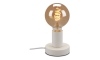 Briloner 7023-016 - Stolná lampa TEEPU 1xE27/10W/230V biela