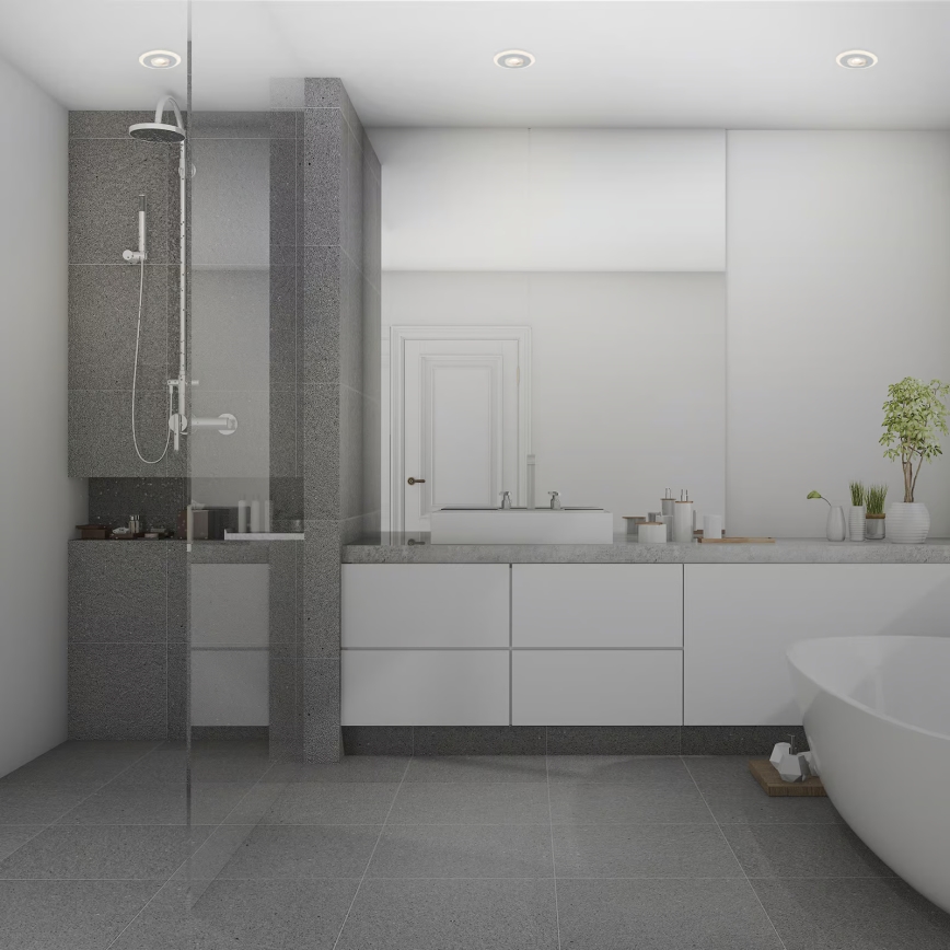 Briloner 7039034 - SADA 3xLED Kúpeľňové podhľadové svietidlo LED/5W/230V IP44 matný chróm