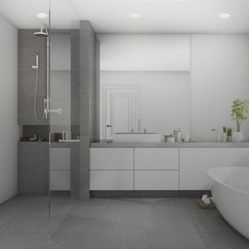 Briloner 7039036 - Sada 3x LED kúpeľňových podhľadových svietidiel LED/5W/230V IP44 biela