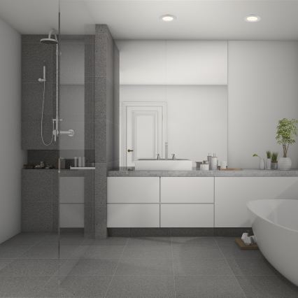 Briloner 7049014 - LED stmievateľné kúpeľňové podhľadové svietidlo LED/6W/230V 3000K IP44 matný chróm