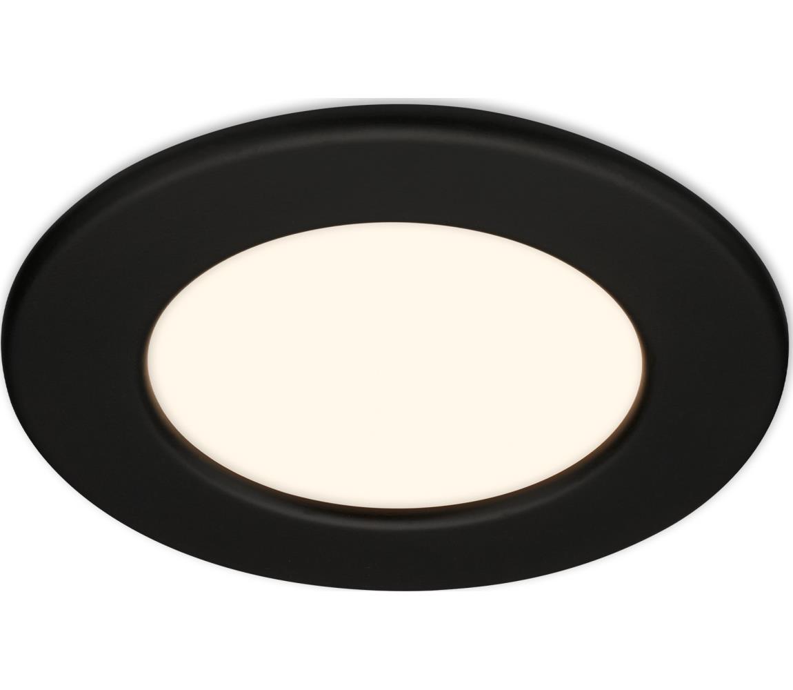 Briloner 7049015 - LED Kúpeľňové zapustené svietidlo LED/6W/230V IP44 čierne 7049015