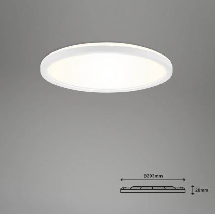 Briloner 7058-016 - LED Stmievateľné svietidlo SLIM LED/18W/230V 2700-6500K Wi-Fi Tuya + diaľkové ovládanie