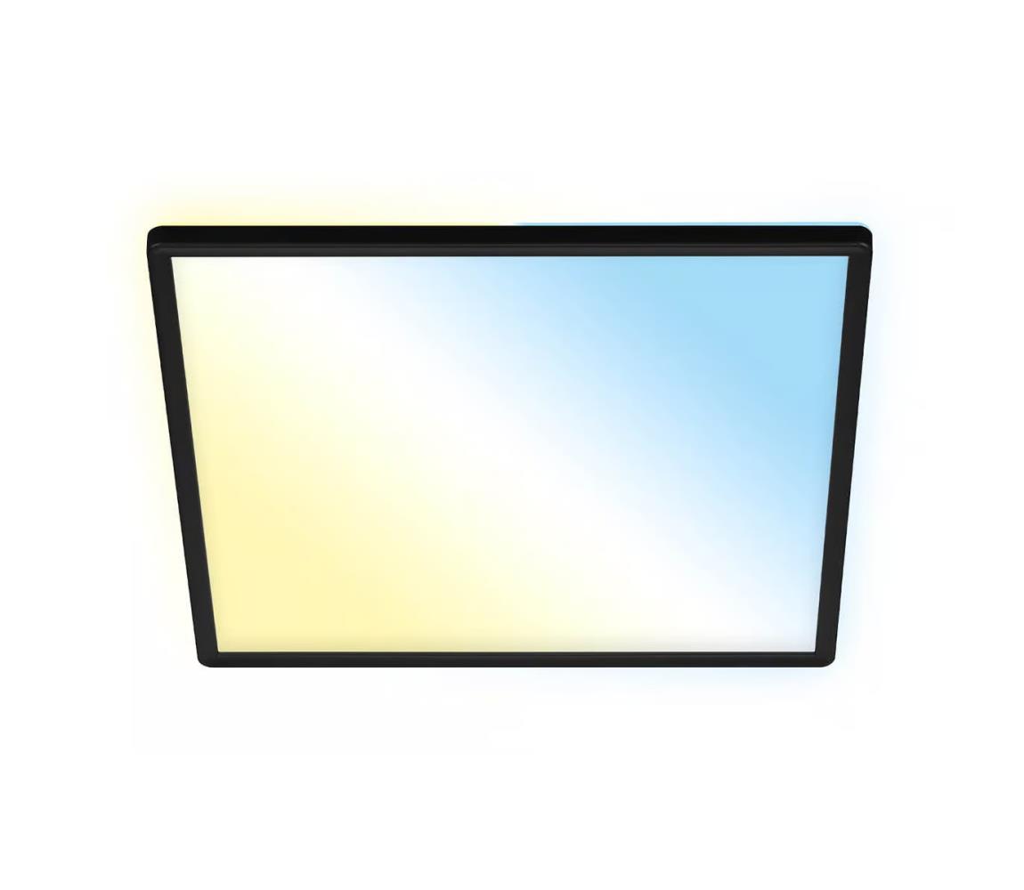 Briloner 7060-015 - SLIM LED stmievateľný panel 22W/230V 42x42 cm čierny Wi-Fi Tuya + diaľkové ovládanie 7060-015