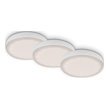 Briloner 7061-436 - SADA 3x LED Kúpeľňové podhľadové svietidlo LED/3W/230V IP44