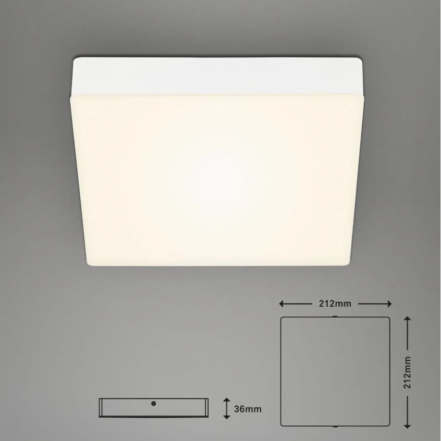 Briloner 7070-016 - LED Stropné svietidlo FLAME LED/16W/230V biela